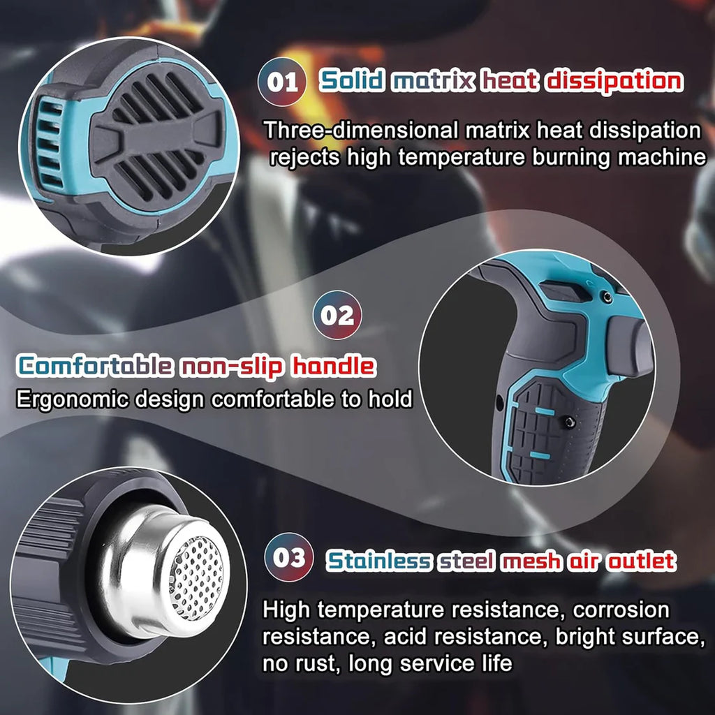 Makita DHG181 18V Heat Gun 550°C