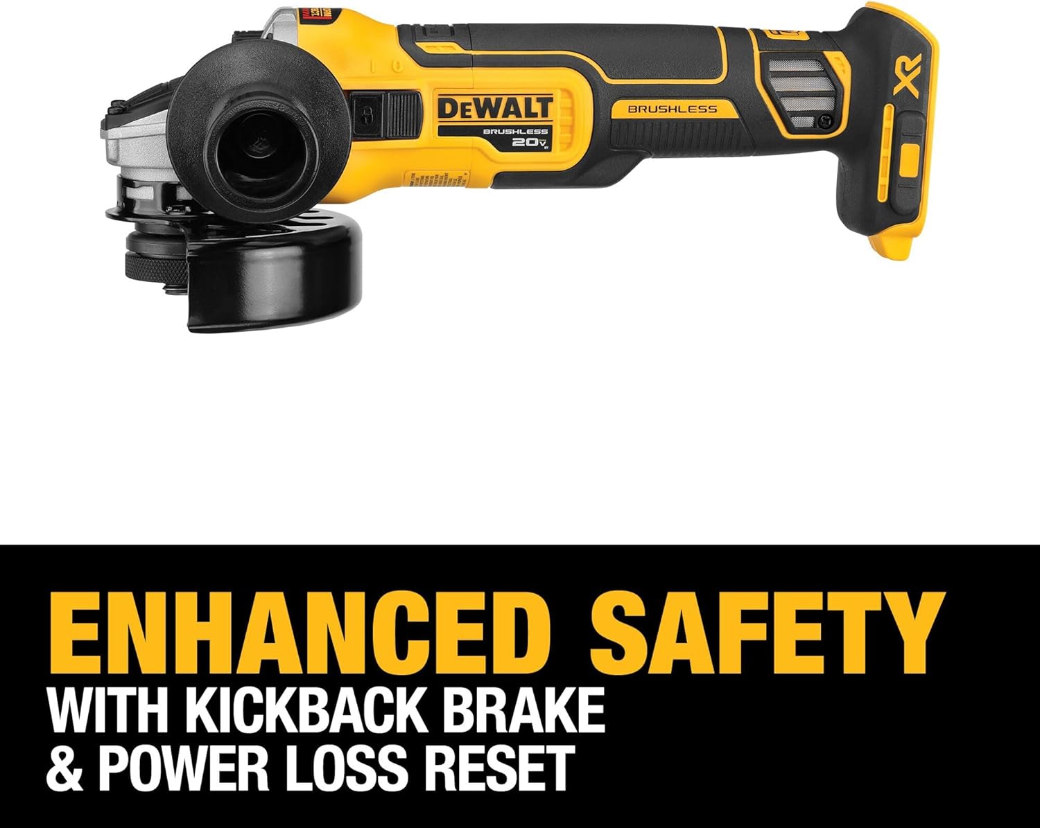 DEWALT DCG405 125mm flat head angle grinder bare machine tool cutting machine 18V lithium battery brushless tools