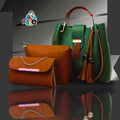 3 PCS HIGH QUILTY LEATHER BAGS