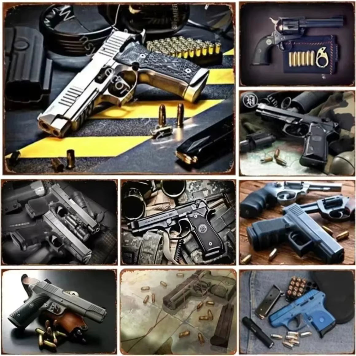 Tactical Metal Sign